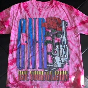 Guns n Roses tye dye shirt